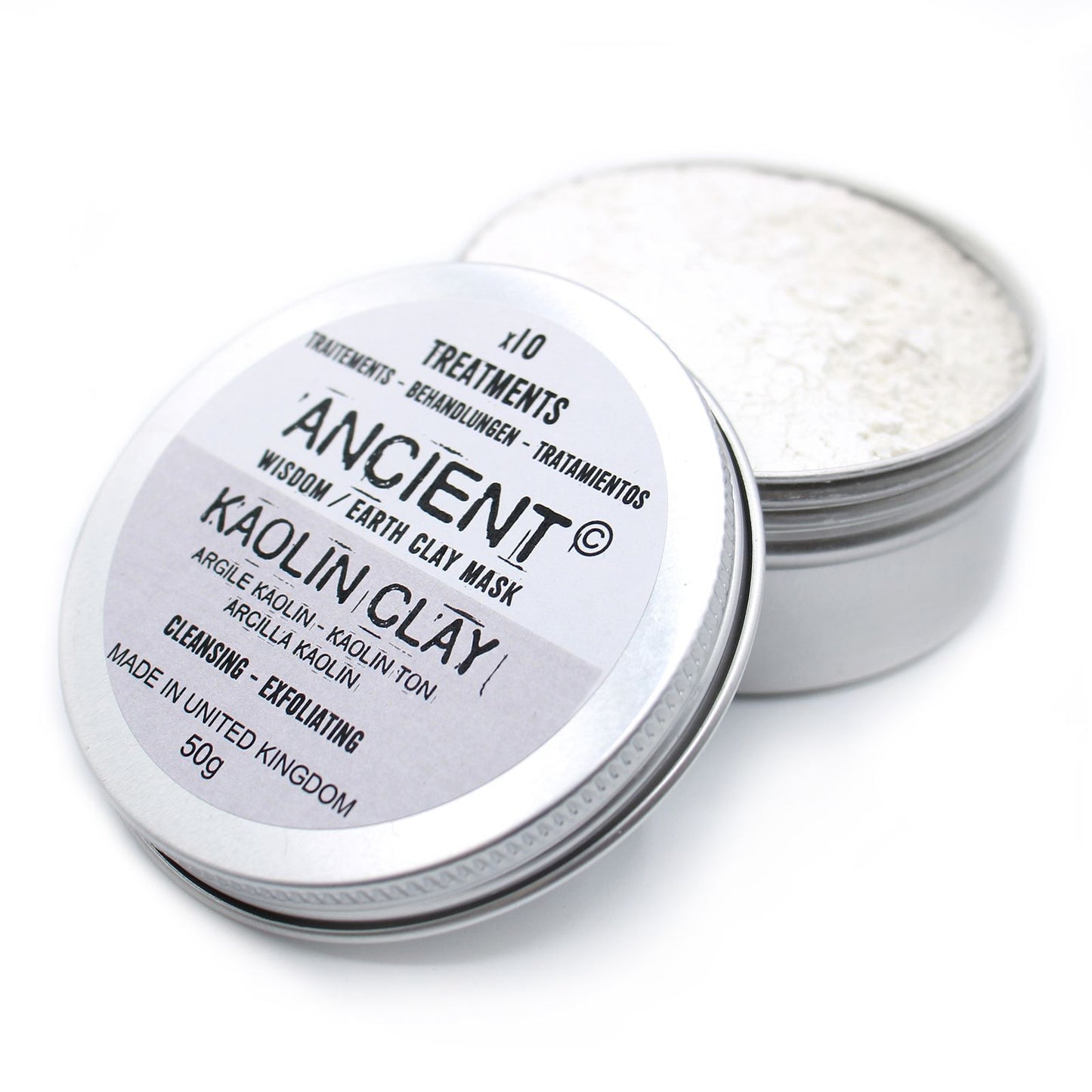 Mascarilla de Arcilla Blanca Caolín - Limpieza Suave y Piel Luminosa (50g)