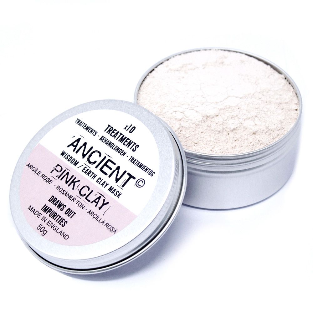 Mascarilla de Arcilla Rosa Iluminadora - Equilibrio para Pieles Secas (50g)