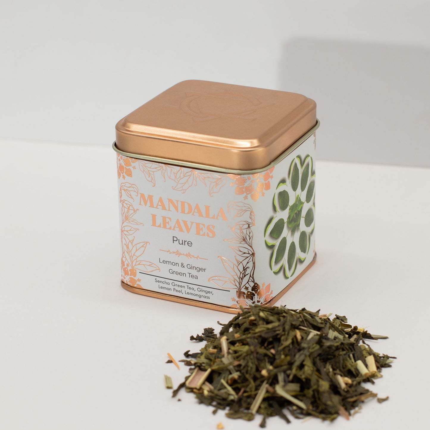 Té Verde Artesanal - Limón y Jengibre (Mandala Leaves) 50g