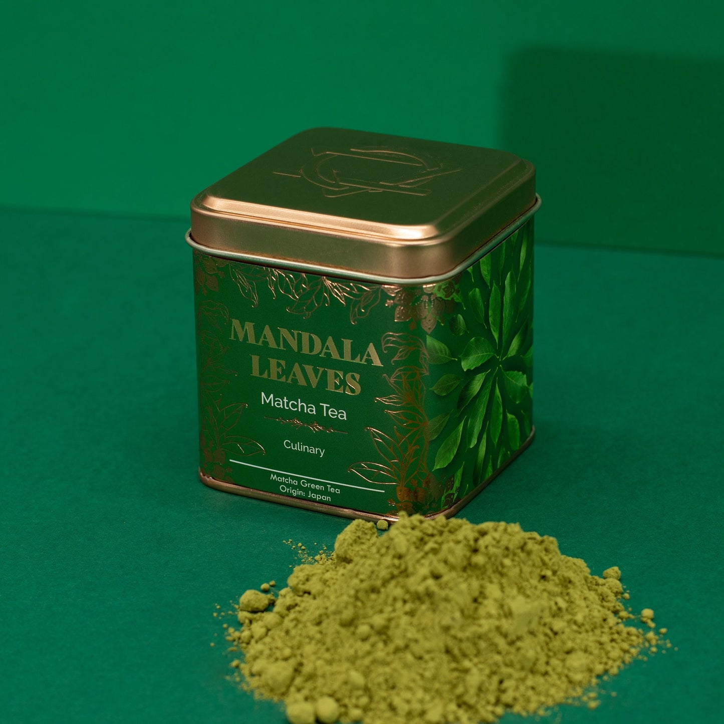 Matcha Orgánico Culinario - Versatilidad y Color (Mandala Leaves) 50g