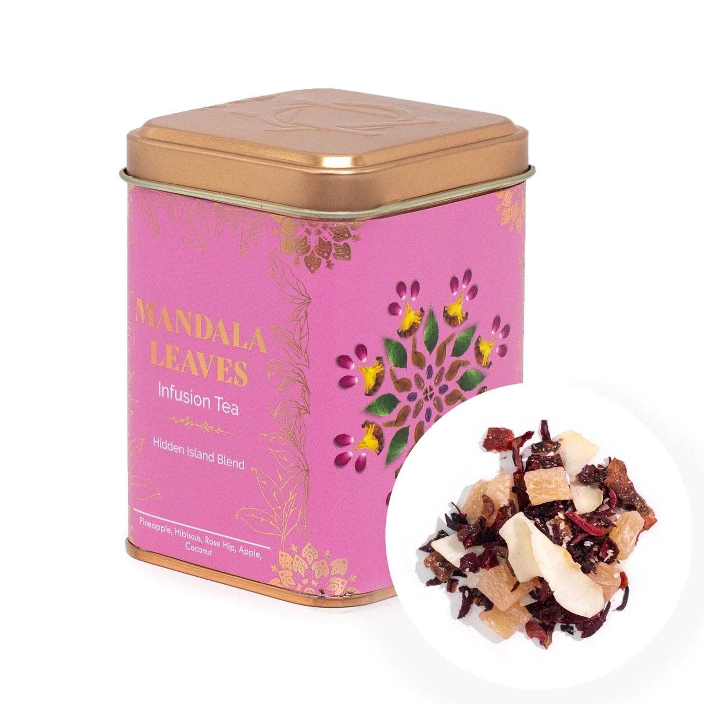 Infusión Frutal Tropical - Islas Ocultas (Mandala Leaves) 50g