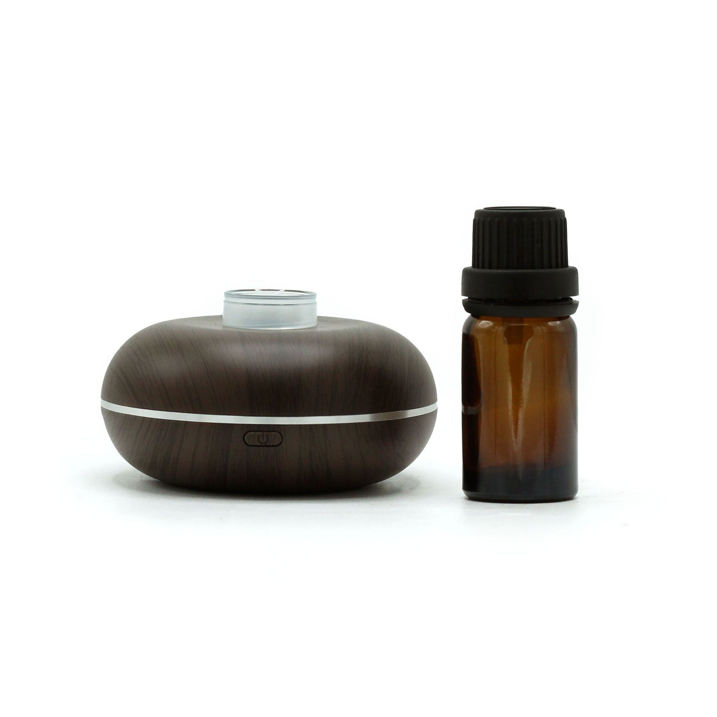 Difusor Nebulizador Inteligente Sin Agua - Sensor de Movimiento (Madera Oscura)