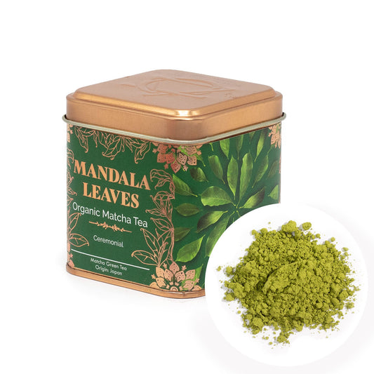 Matcha Ceremonial Orgánico - Calidad Premium (Mandala Leaves) 50g
