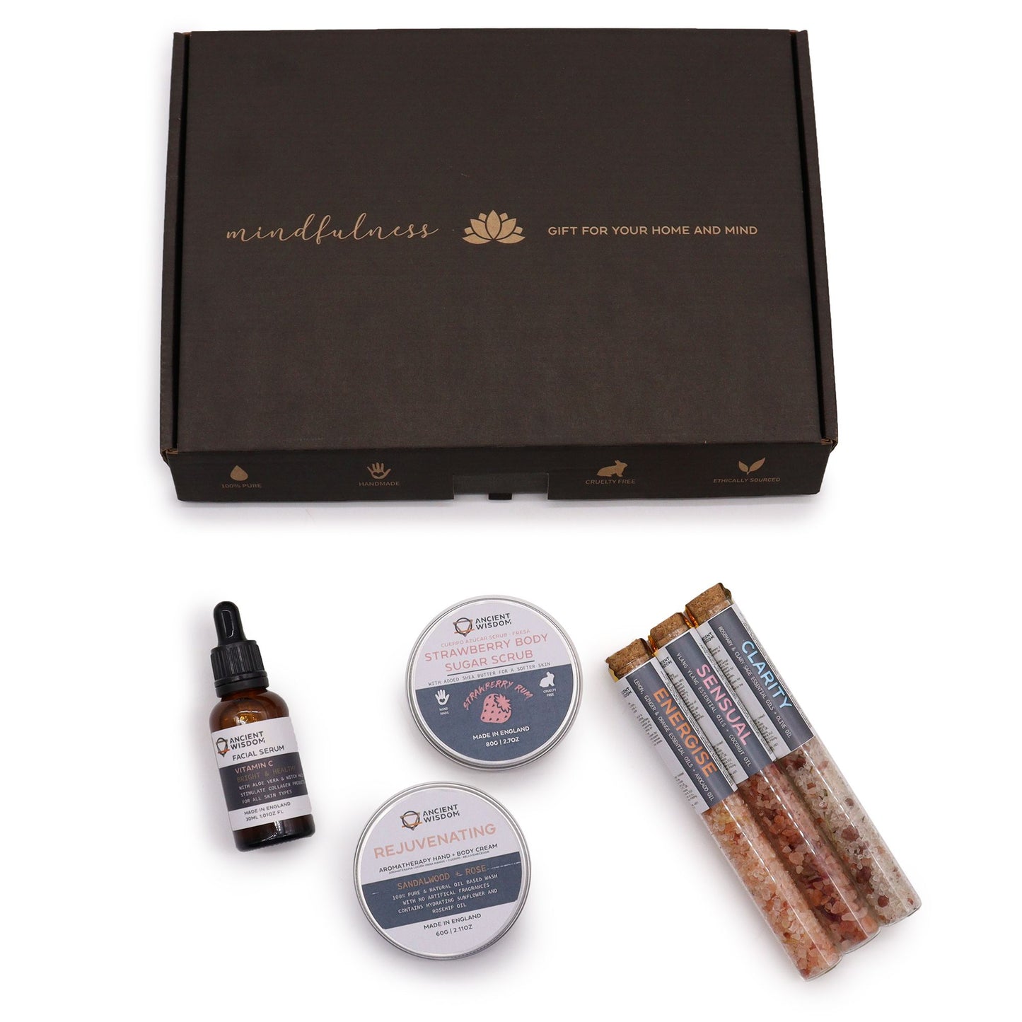 Kit de Cuidado Personal Esencial Serenity - Set de Autocuidado Botánico