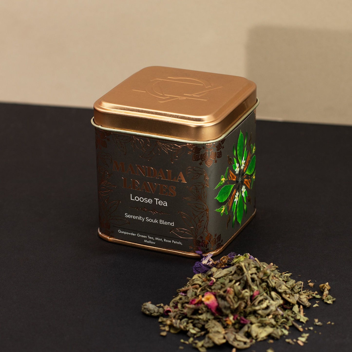 Té Verde Artesanal - Serenity Souk (Mandala Leaves) 50g