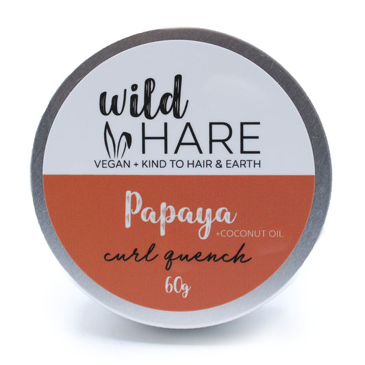 Champú Sólido Vegano - Papaya y Aceite de Coco (Hidratación para Rizos) 60g