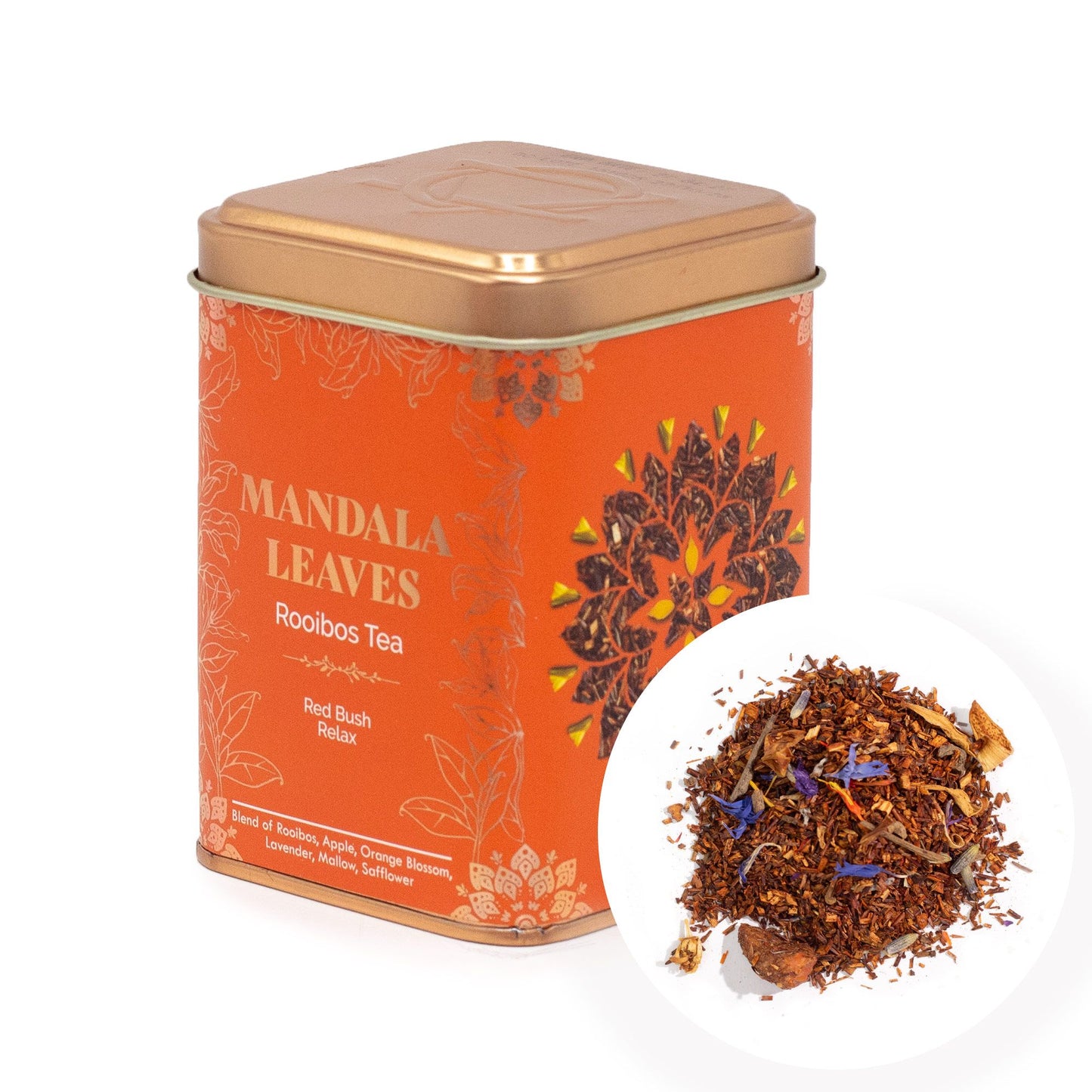 Infusión Rooibos Relajante - Con Valeriana y Lavanda (Mandala Leaves) 50g