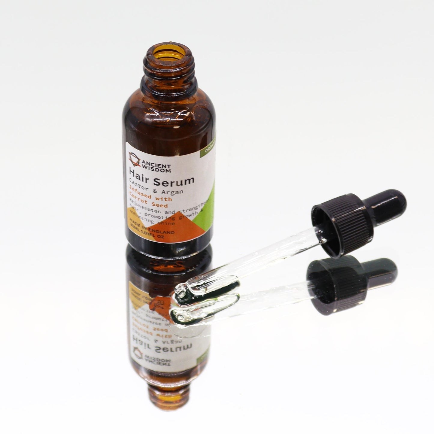 Sérum Capilar Orgánico - Semilla de Zanahoria (Rejuvenecimiento y Fuerza) 30ml