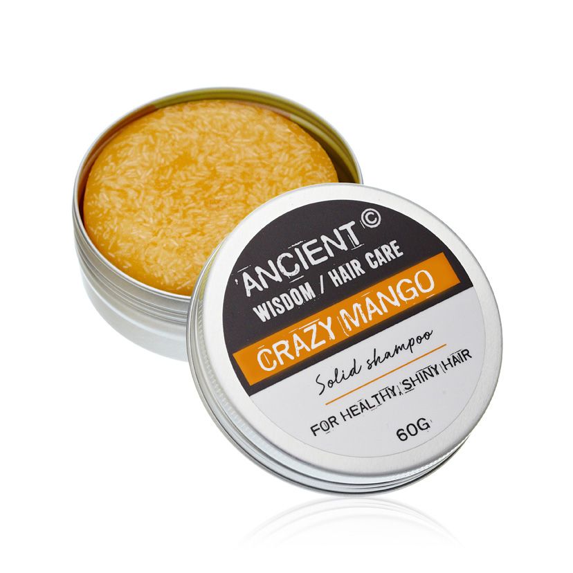 Champú Sólido - Crazy Mango (Cabello Sano y Brillante) 60g