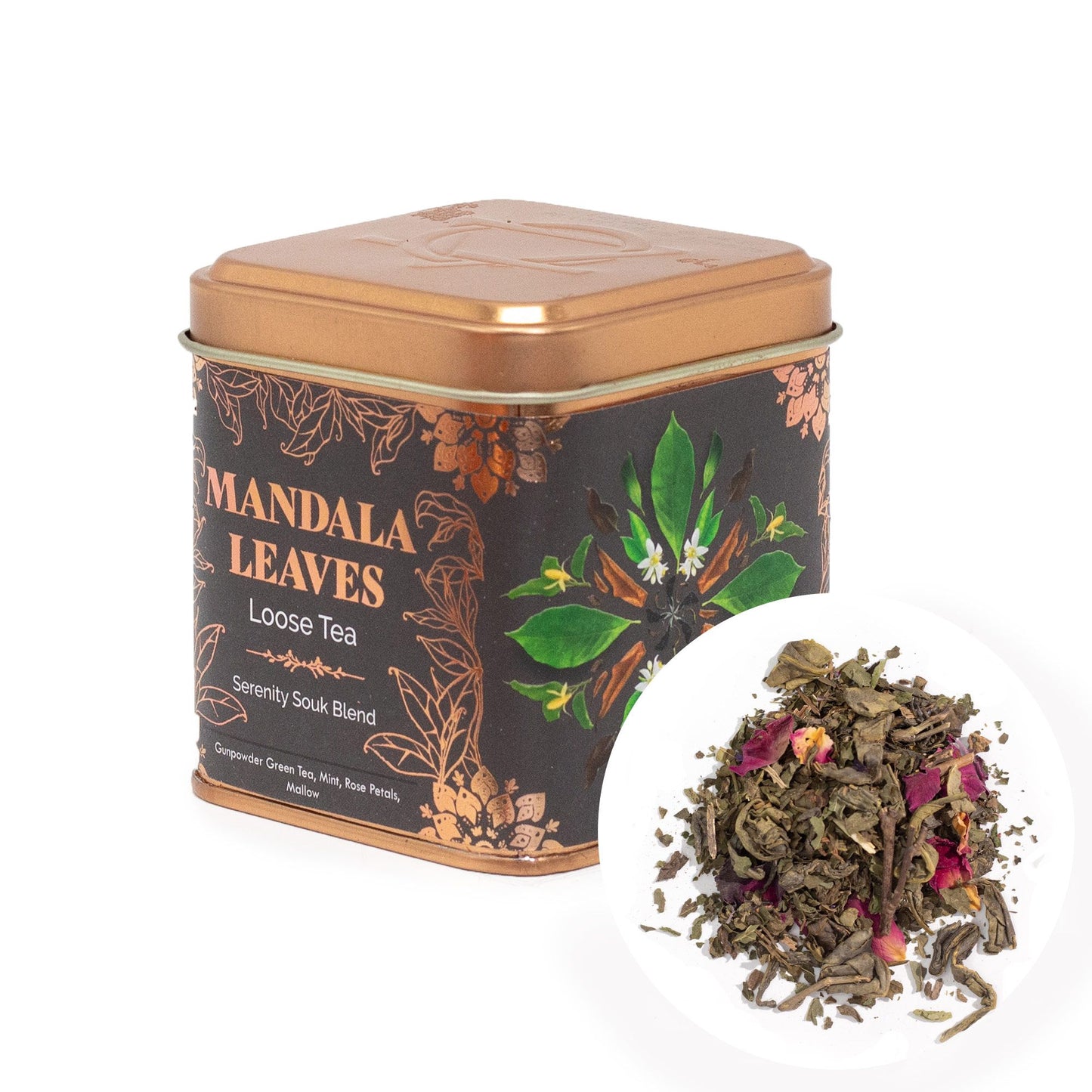 Té Verde Artesanal - Serenity Souk (Mandala Leaves) 50g