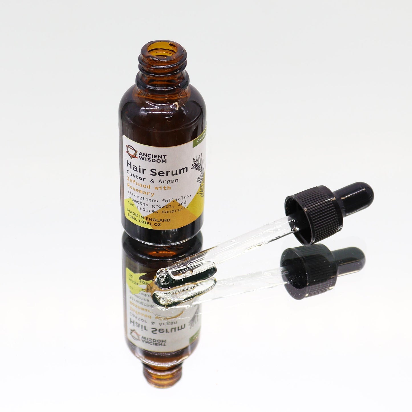 Sérum Capilar Orgánico - Romero Estimulante (Crecimiento y Fortaleza) 30ml