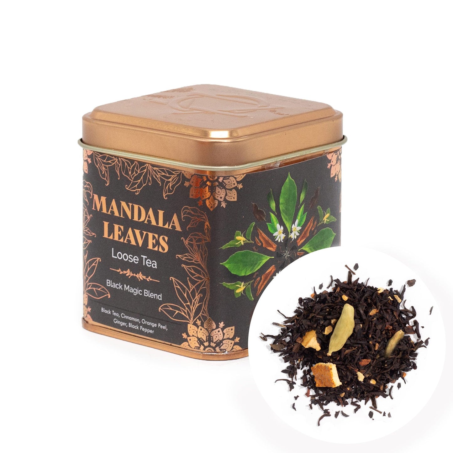 Té Negro Artesanal - Magia Negra (Mandala Leaves) 50g