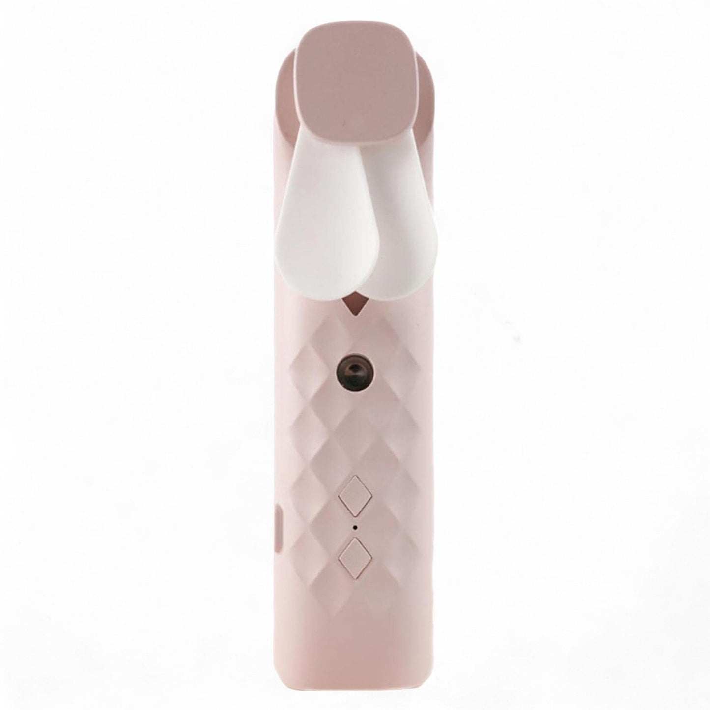 Bruma Facial Refrescante 2 en 1 - Rosa Cuarzo (Mini Nebulizador y Ventilador USB)