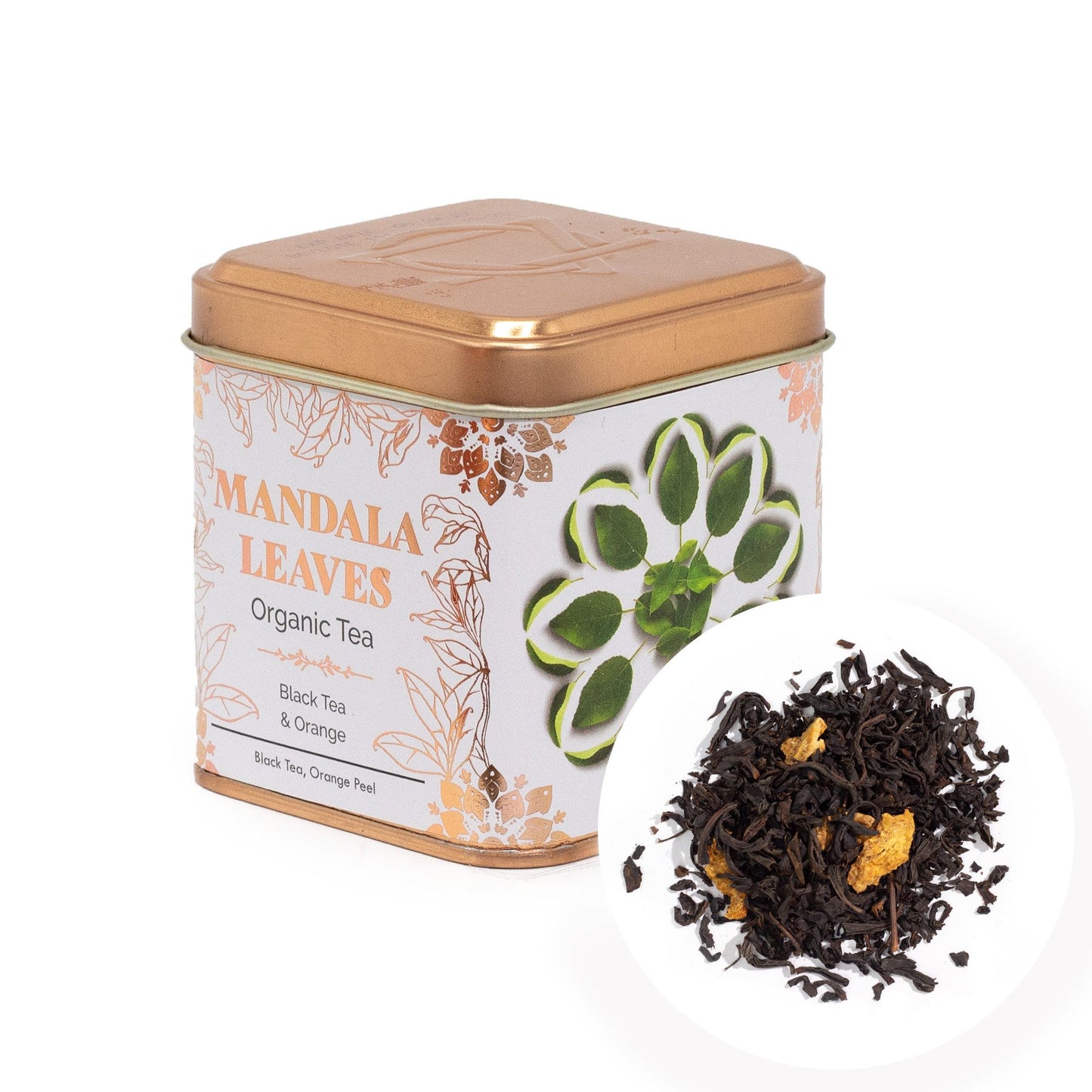 Té Negro Orgánico - Naranja Vibrante (Mandala Leaves) 50g